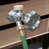 Thrifco Plumbing Outdoor Faucet Water Spigot Handle, Hose Bibb Round Wheel Handl 4400296